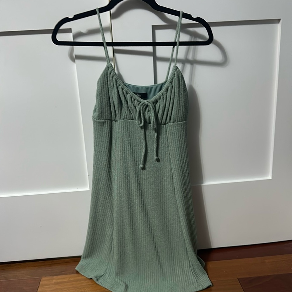 Sage green Lulus mini dress